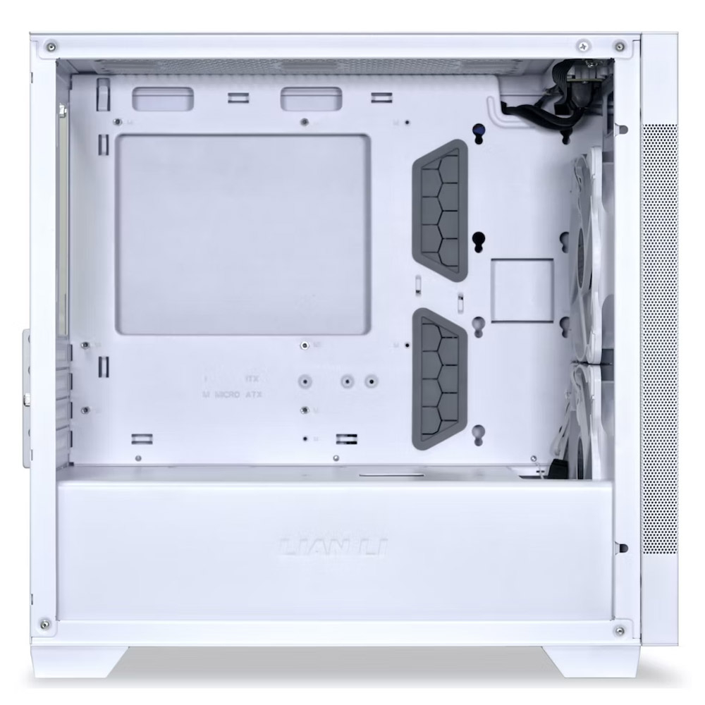 Caixa Micro-ATX Lian Li Lancool 205M Mesh Snow Vidro Temperado 4